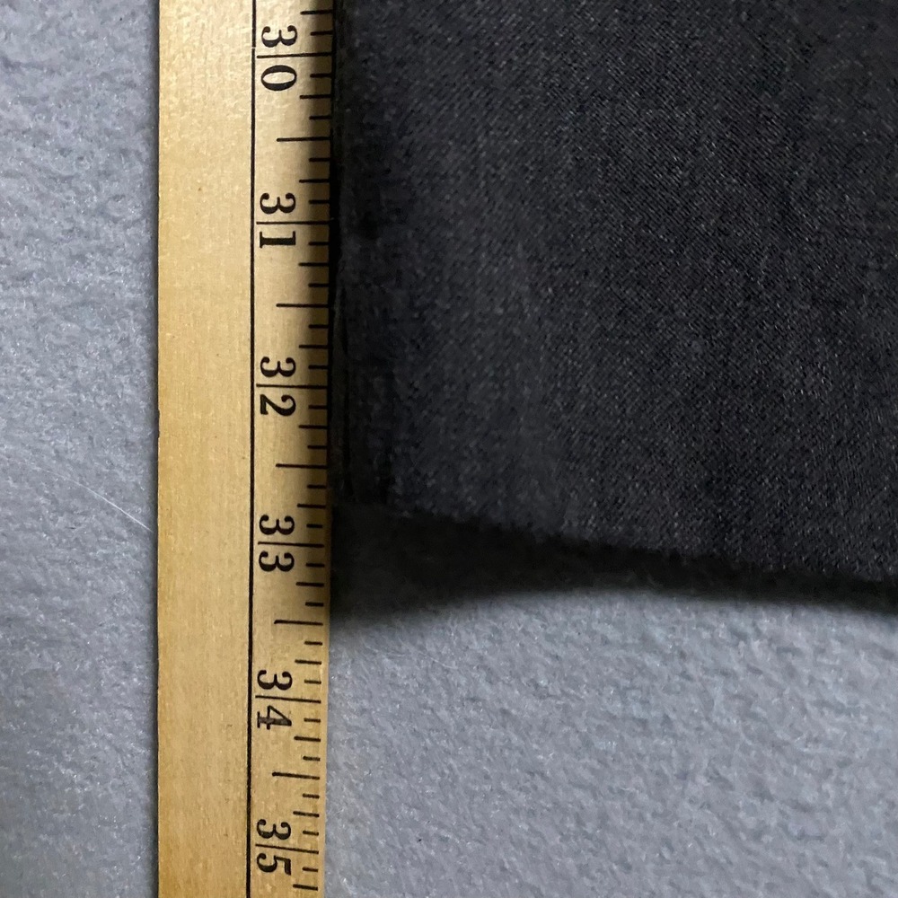 Vintage Eddie Bauer Mens 33 Charcoal Gray 100% Wool Pleated Dress Pants Slacks‎ - Picture 6 of 7